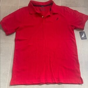Nautica Men's Vibrant Red Polo Shirt